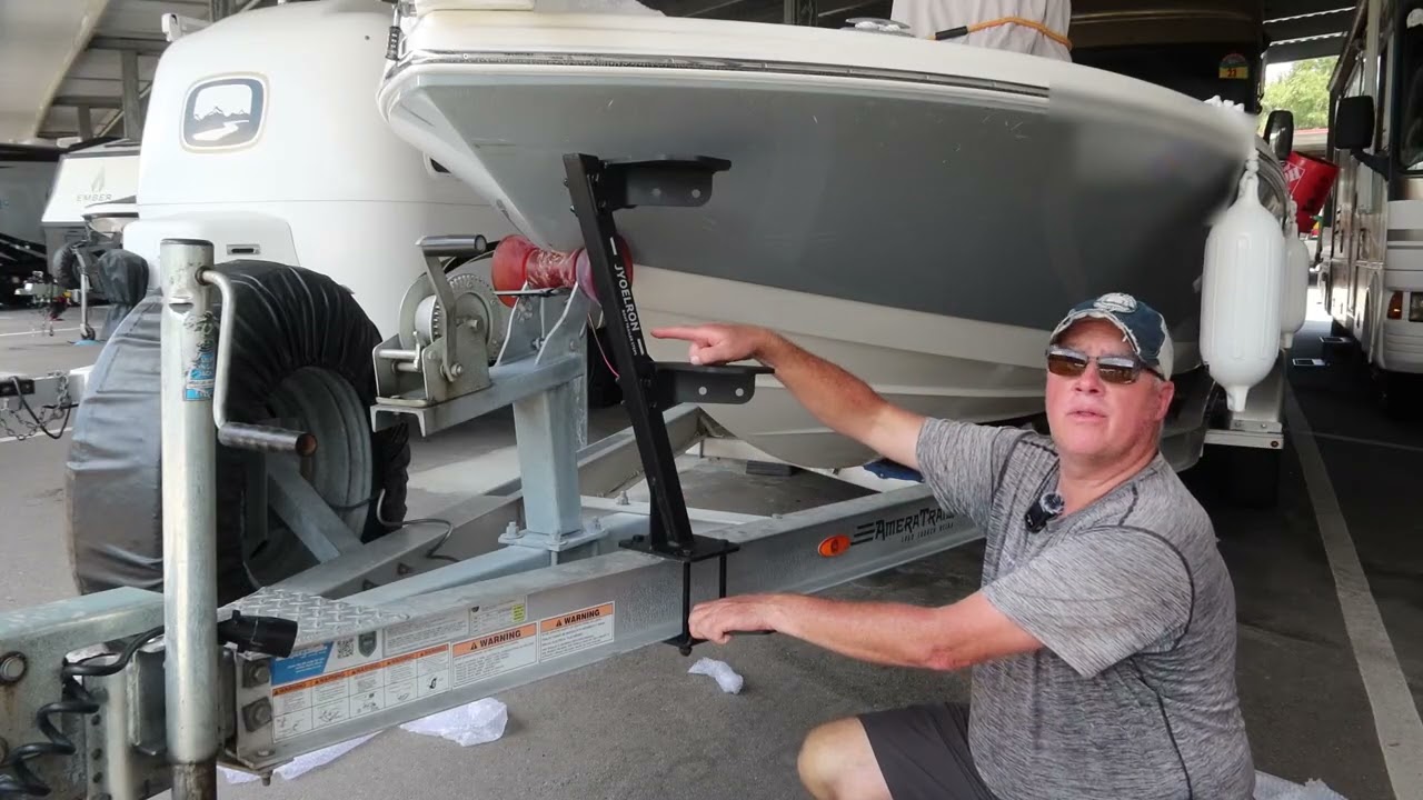 Best Boat Trailer Step with Handrail | Safe Boarding for Bass & Fishing Boats