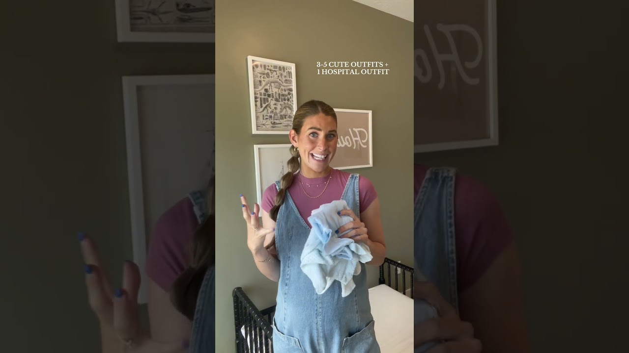 For newborn clothes I would recommend: 7 white onesies