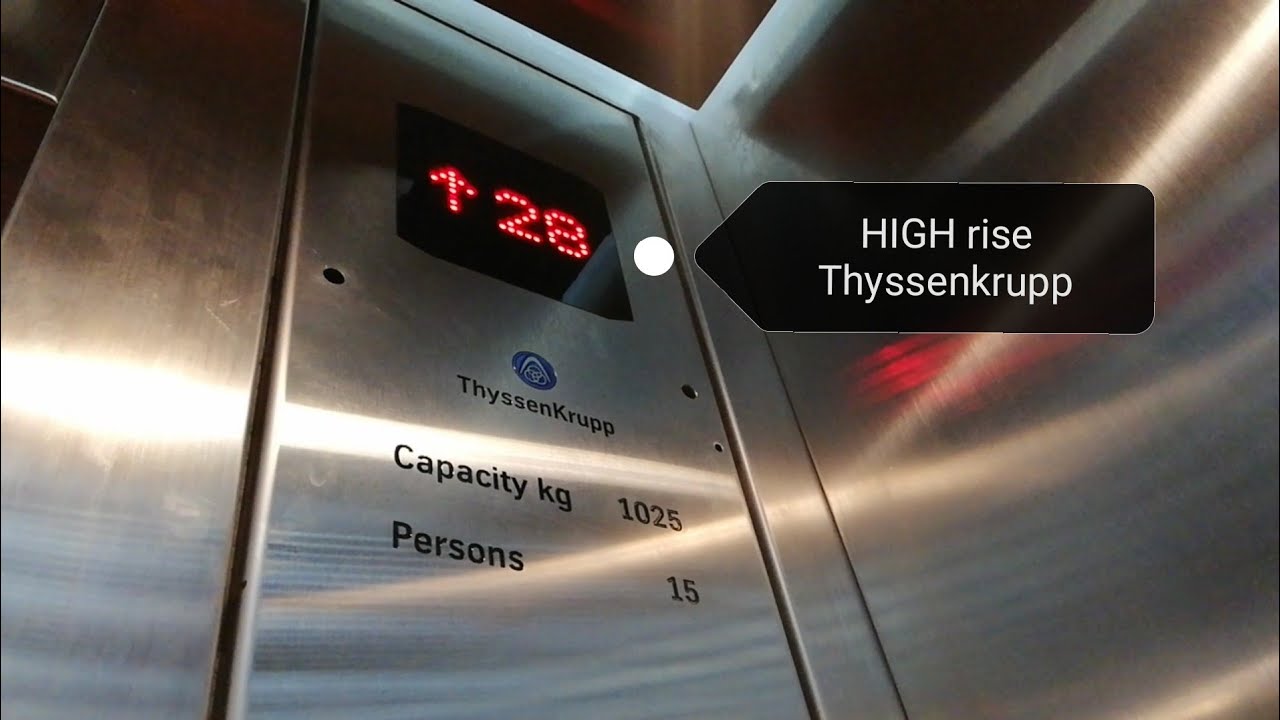 Thyssenkrupp Elevators At Mansion One Apartment.