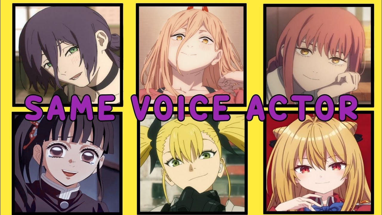 Chainsaw Man - The Movie: Reze Arc Characters Japanese Dub Voice Actors Seiyuu Same Anime Characters