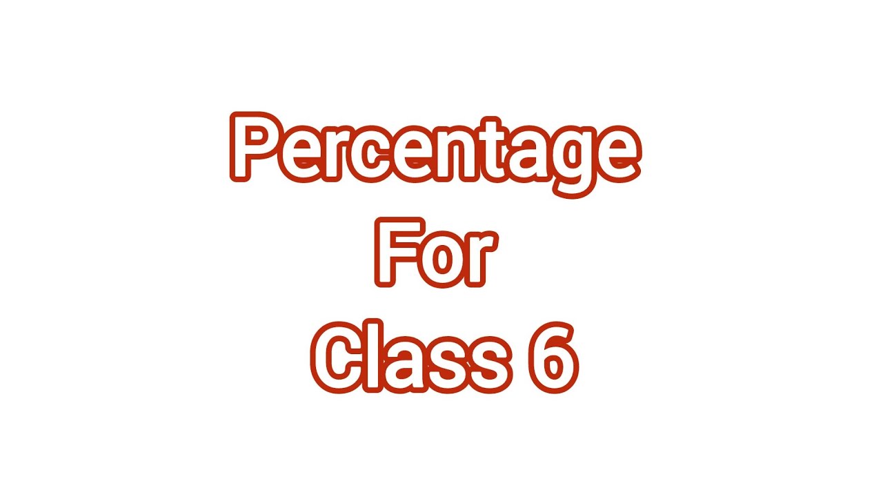 Percentage for #class_6_Day_1(26-27)