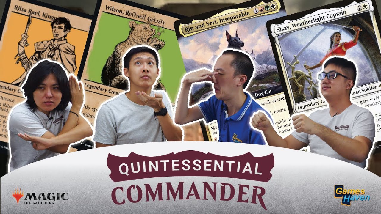 Wilson vs Rilsa Rael vs Sisay, Weatherlight Captain vs Rin and Seri | MTG Commander EDH Gameplay
