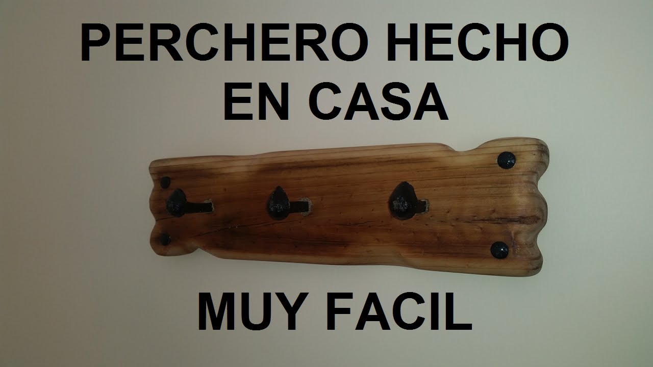 Como hacer Perchero para tu  Casa - DIY SolucionesRubitopolis