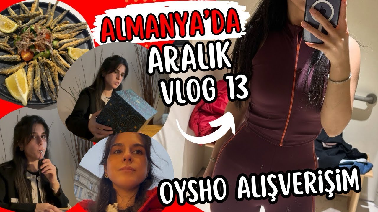 Almanya’da İlk Kez Oysho Alışverişim 😍 | Marketler Kapanmadan Yetiştim! | Aralık Vlog 13
