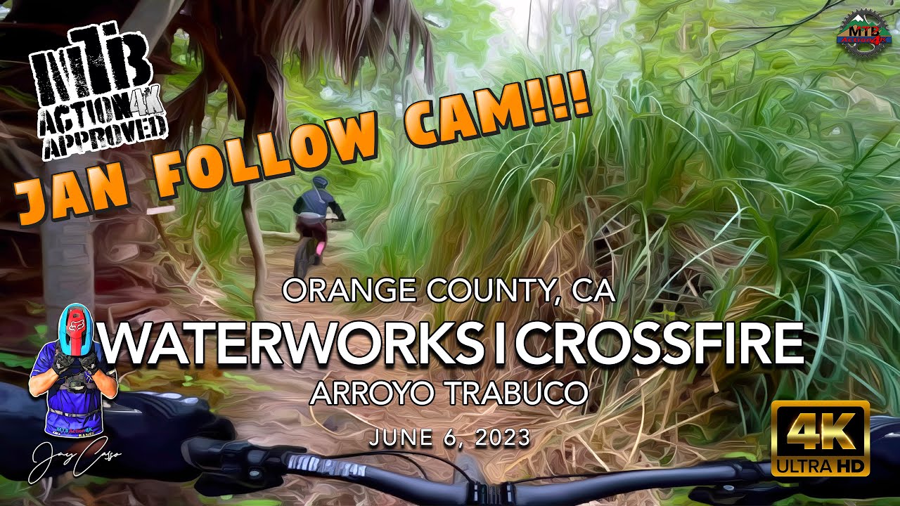 MTB Riding Waterworks + Crossfire | Jan Follow Cam | June 6, 2023 #trending #viral
