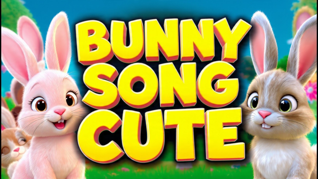 Bunny Dance Kids Rhymes | Funny Bunny Songs for Toddlers and Preschool Children Fun