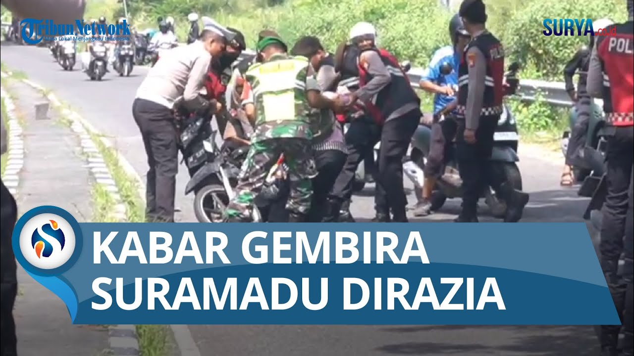 TARGETKAN BANGKALAN BEBAS MOTOR BODONG, Giliran Akses Suramadu Sisi Madura Jadi Lokasi Razia