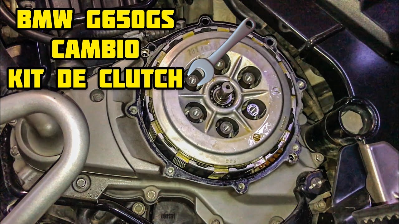 BMW G 650 GS Cambio de Kit Embrague o Clutch versión 2.0