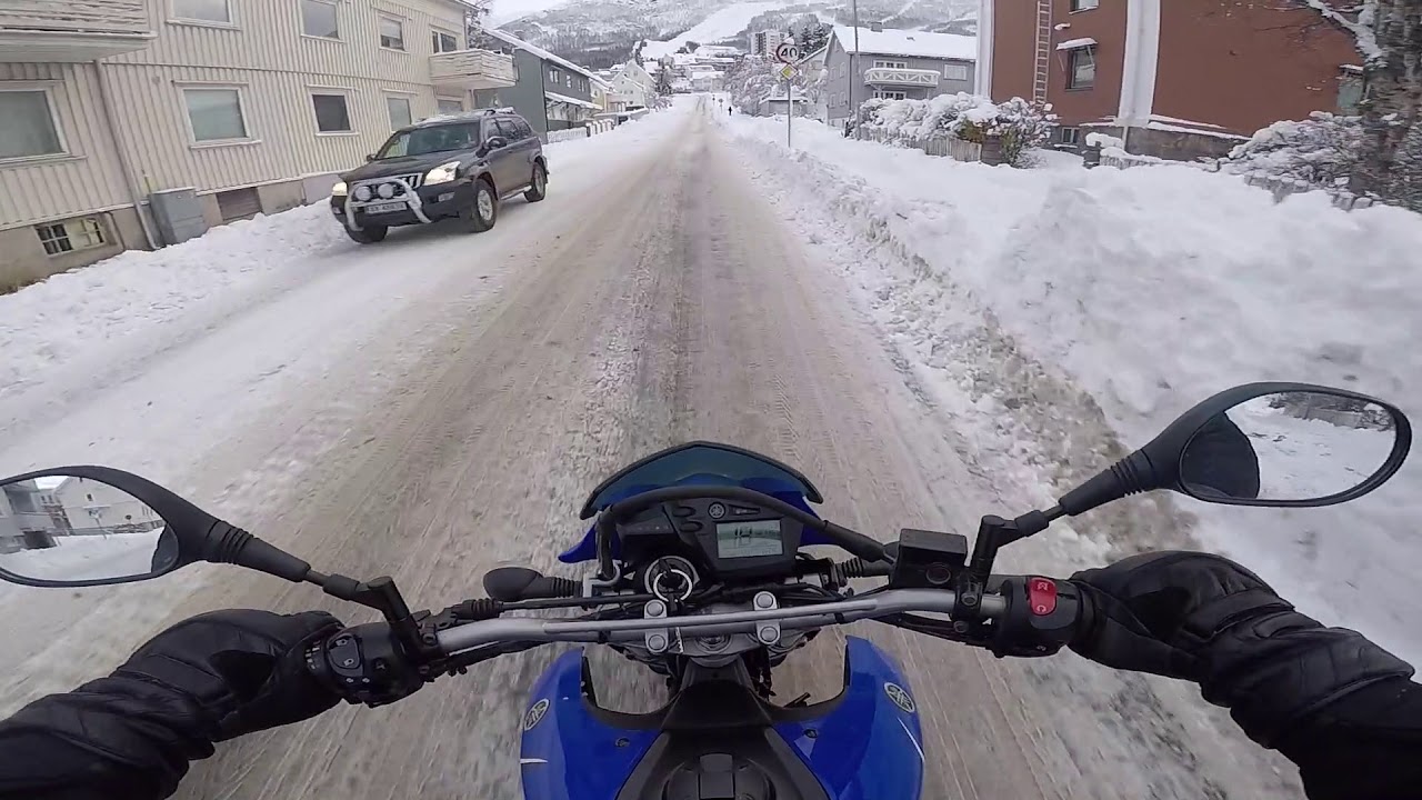 Winter riding 1, Continental TKC 80, XT660R