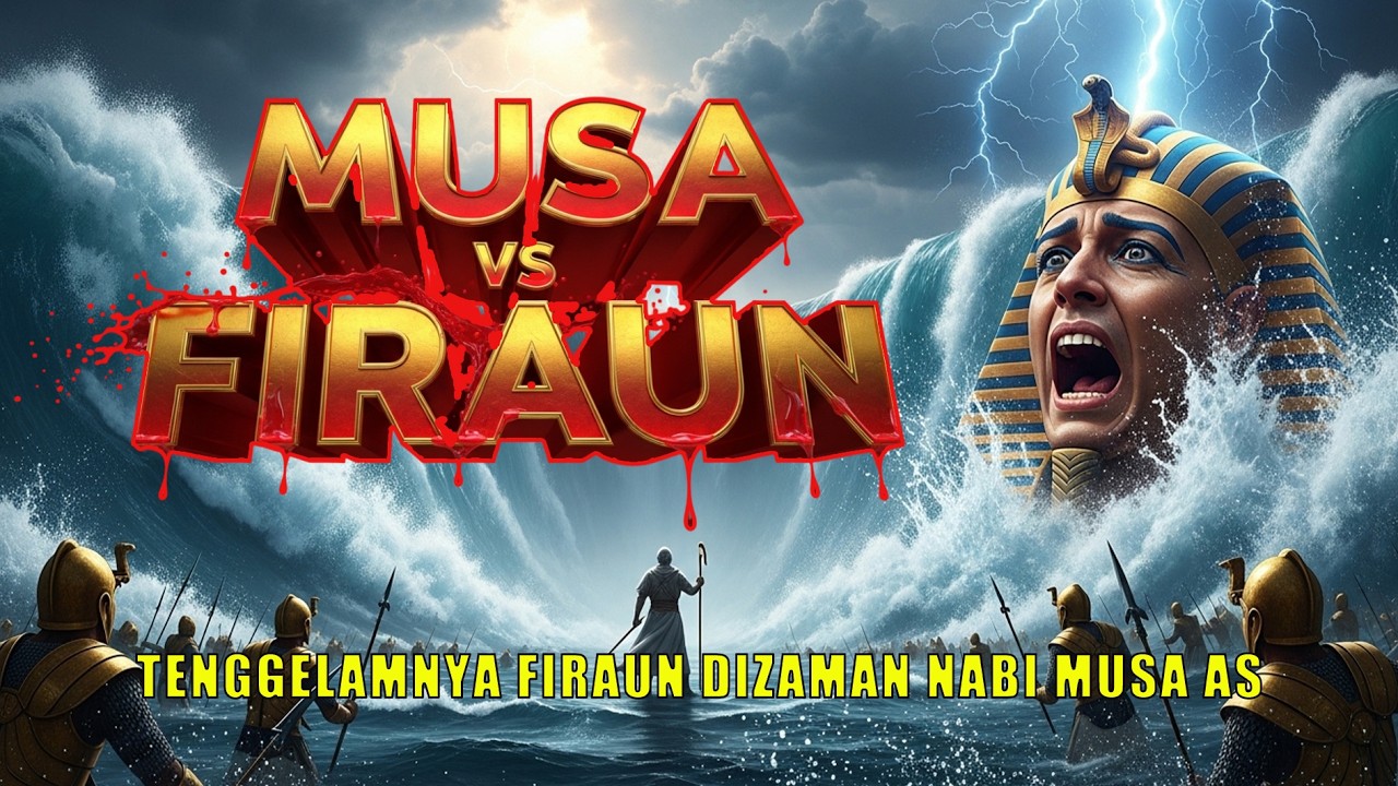 Akhir Yang Tak Terelakkan!! Inilah Tragedi Tenggelamnya Fir'aun Beserta Pengikutnya Yang Membangkang