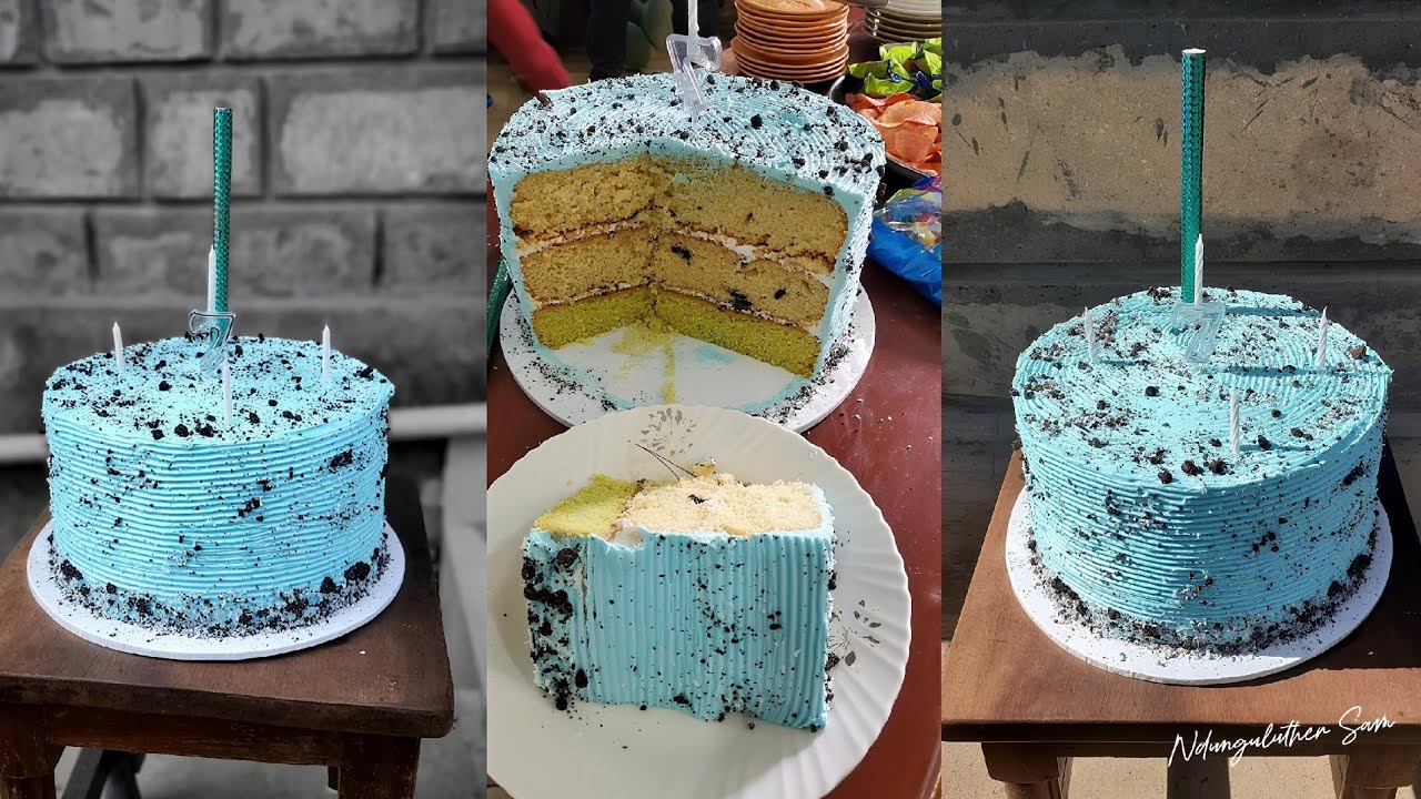 Как украсить торт весом 3,6 кг с нуля без специальных инструментов || Мастер-класс по украшению т...