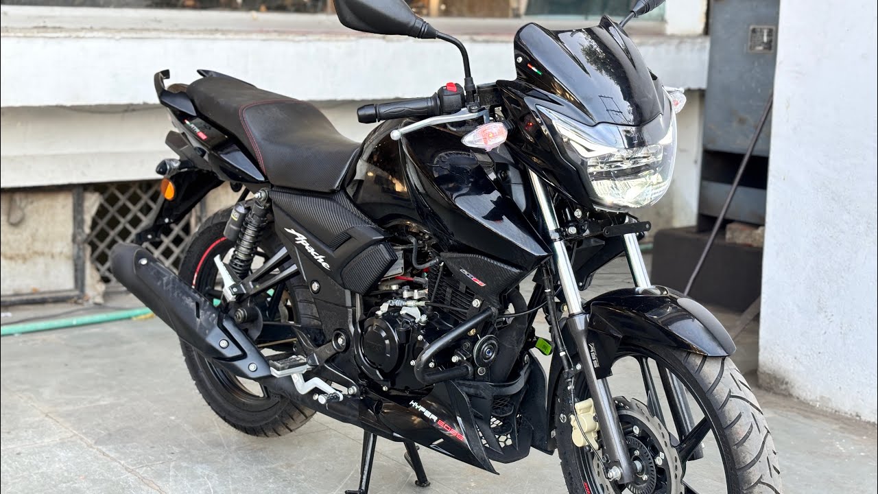 All New 2025 TVS Apache 160 Black Edition😍| Price Features All Details |₹1.24 lakh🔥