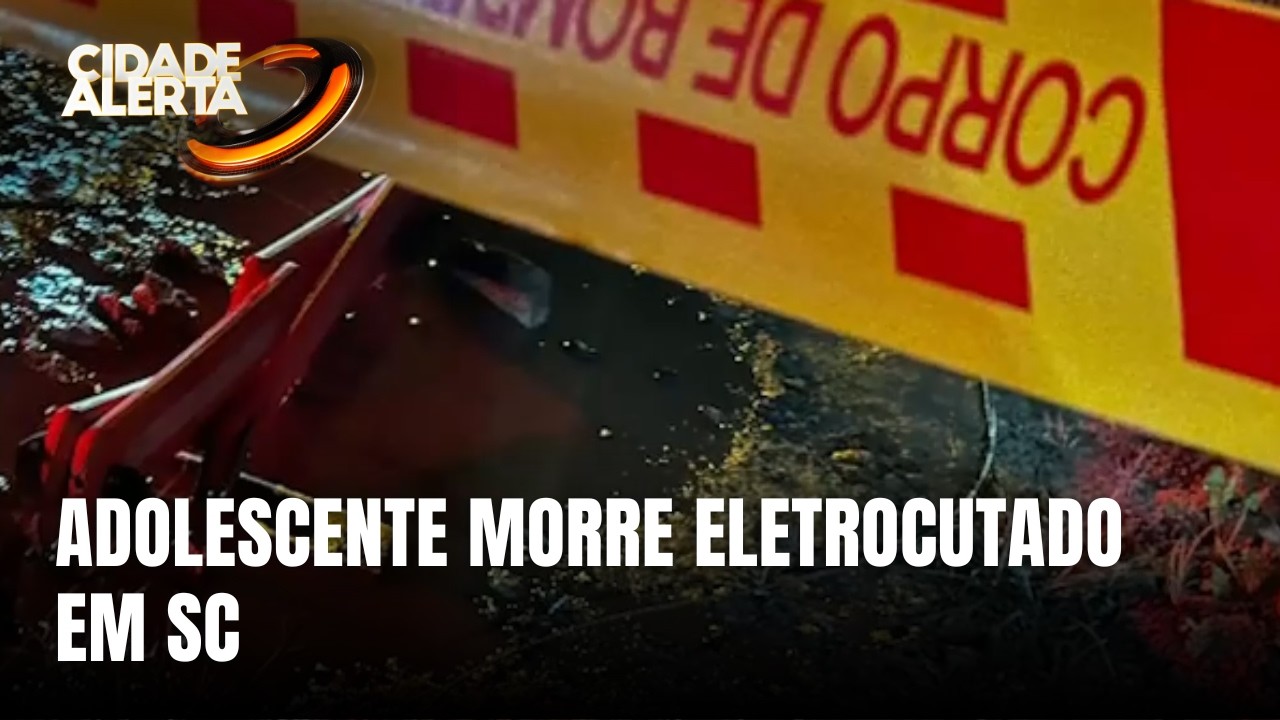 Adolescente de 13 anos morre eletrocutado em SC