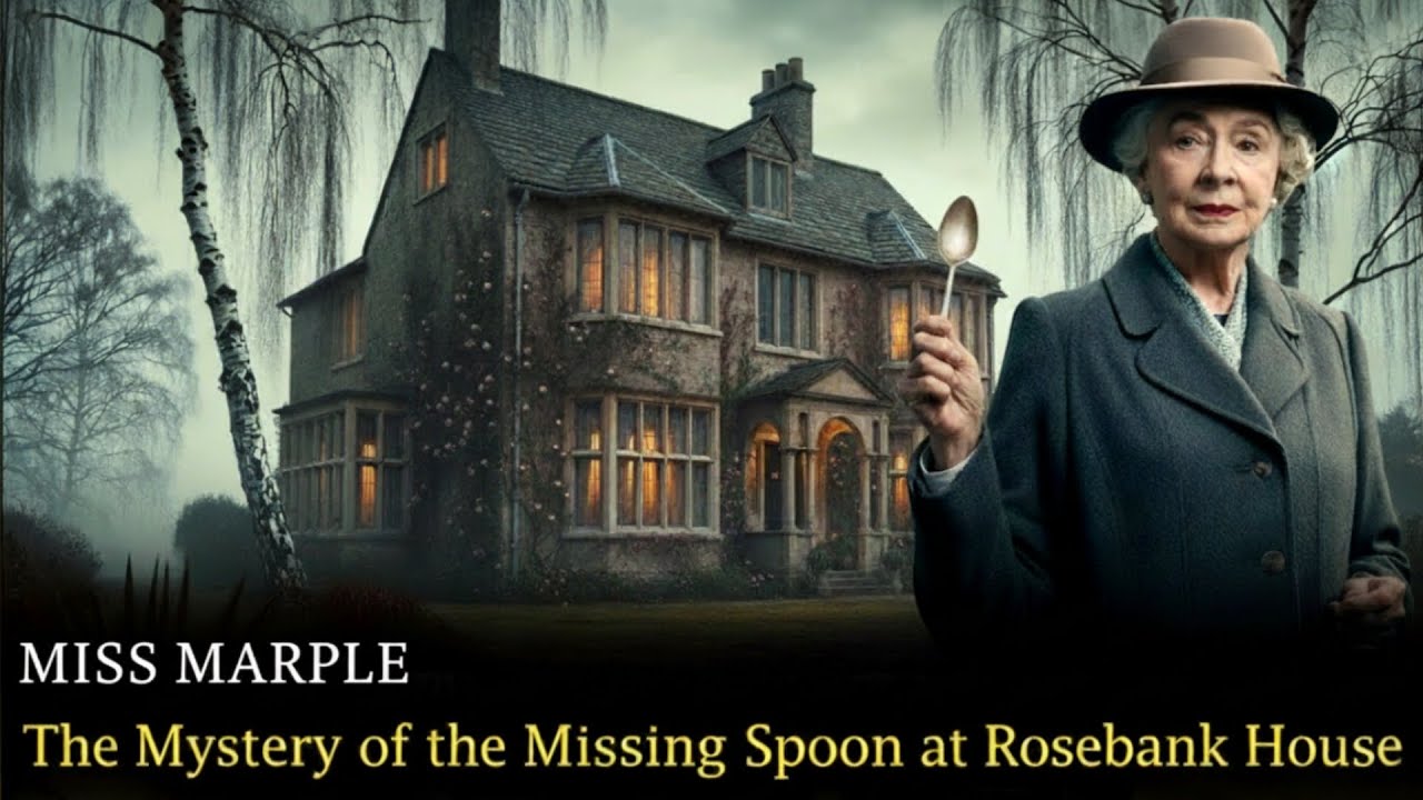 The Mystery of the Missing Spoon at Rosebank House | A Miss Marple Case