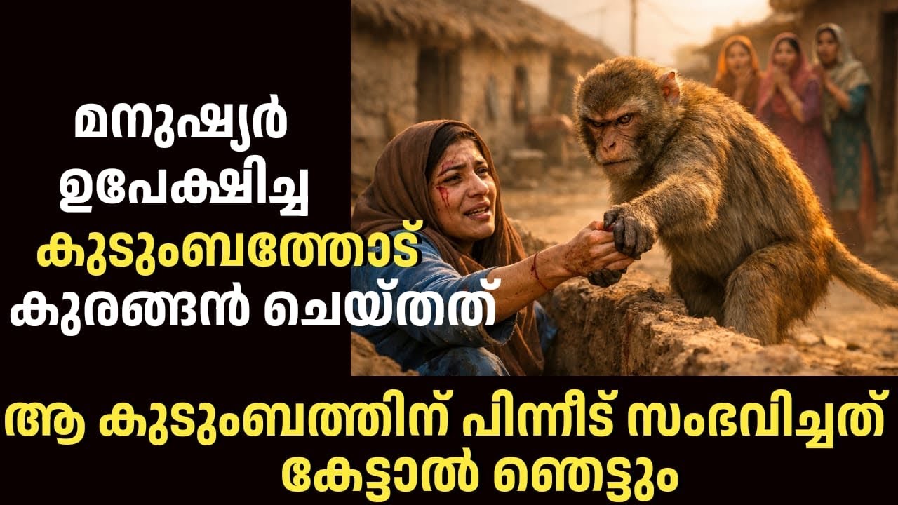 മനുഷ്യർ ഉപേക്ഷിച്ച കുടുംബത്തെ രക്ഷിക്കാൻ ഒരു കുരങ്ങൻ ചെയ്തത്… കേട്ടാൽ കണ്ണുനിറയും