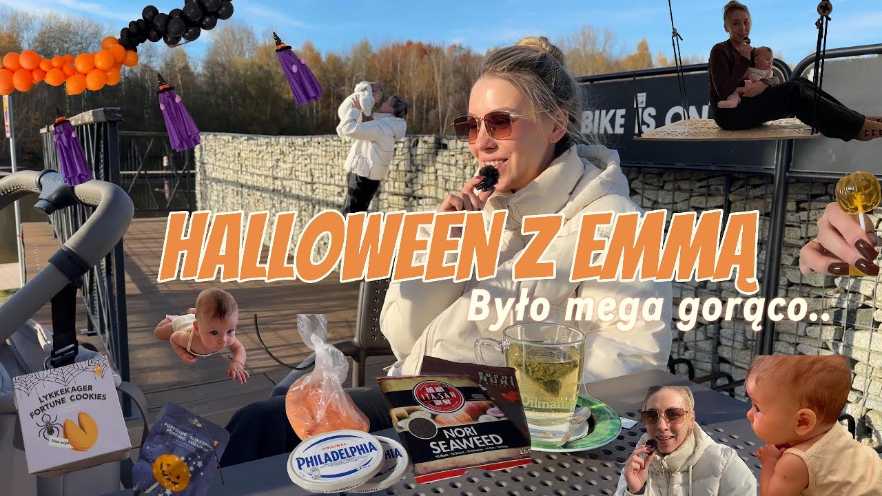 VLOG : Halloween z Emmą 🎃 | Ciepły dzień i jesienny klimat