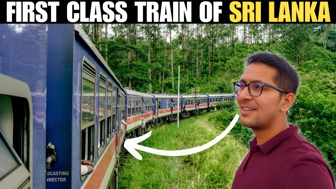 I Tried FIRST CLASS Train of SRI LANKA 🇱🇰
