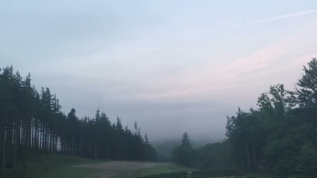 Fog Rolling in at the Powerscout Estate in Ireland