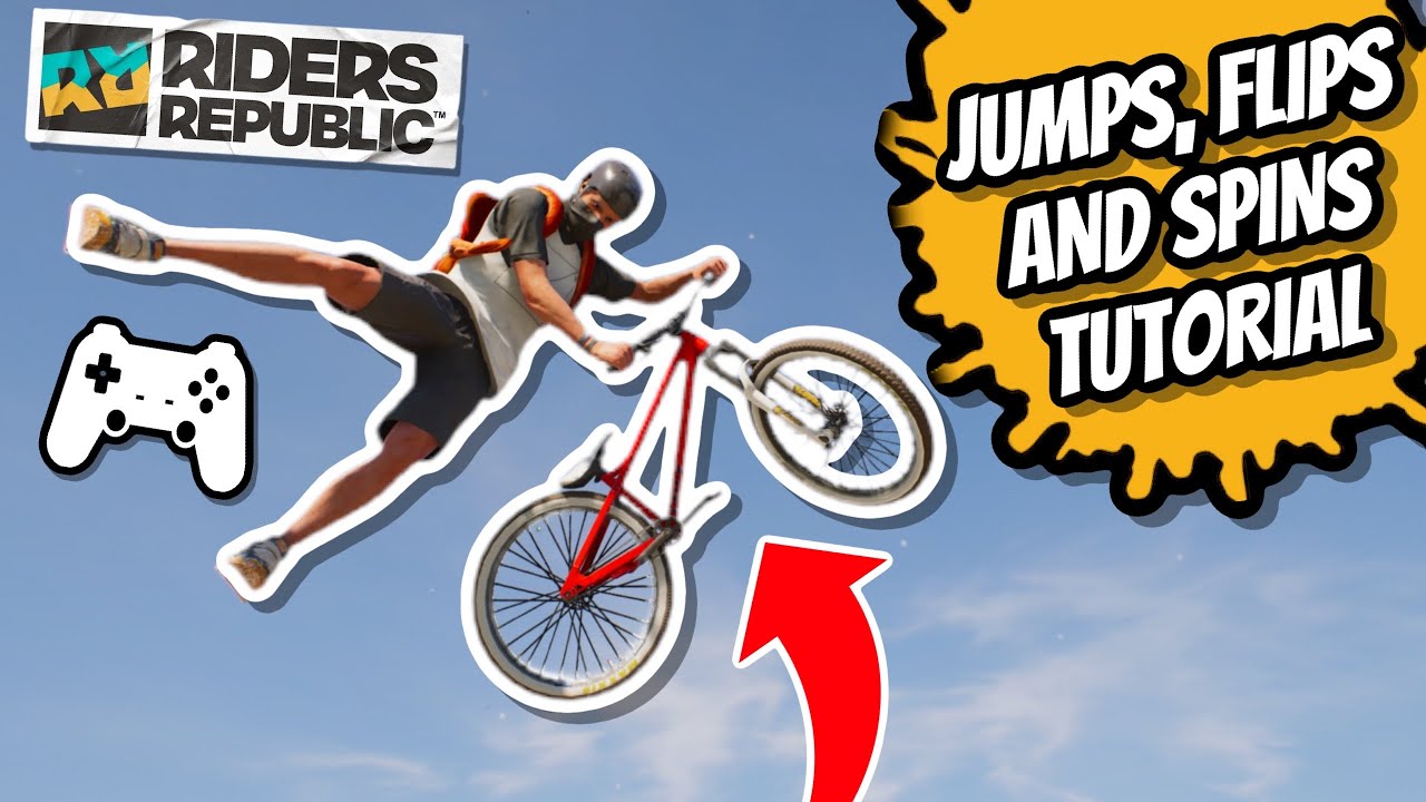 Riders Republic - How to Flip and Spin basics (with controller cam!)