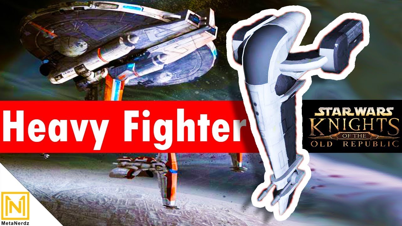 Star Wars Ships | Old Republic HEAVY Starfighter | S-250 Chela-class