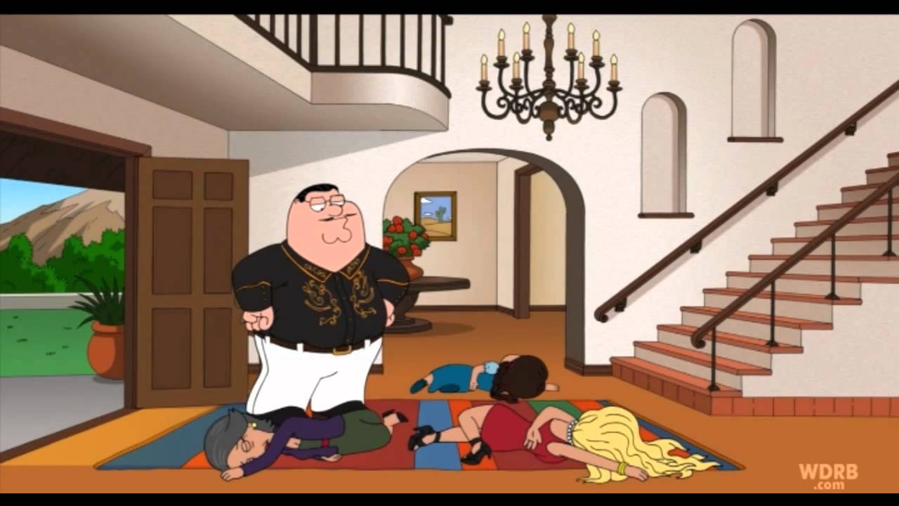 Family Guy Peter Griffin in a spanish soap opera