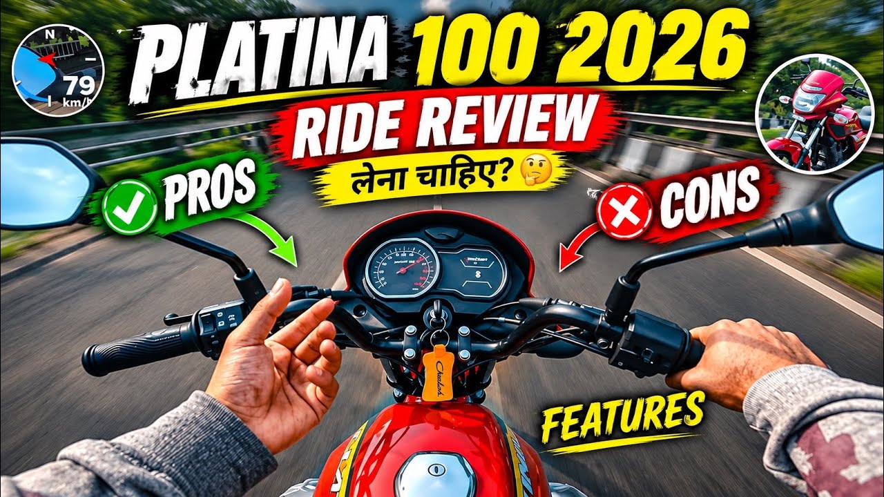 New Bajaj Platina 100 2026 🔥 | Should You Buy Platina? | New Platina Problems & Ride Review
