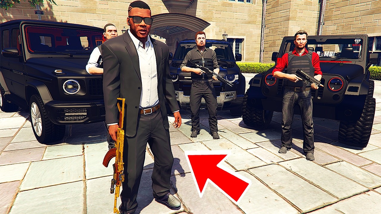 Franklin Become Most Special and Powerful Securtiy Guard in GTA 5 | SHINCHAN and CHOP