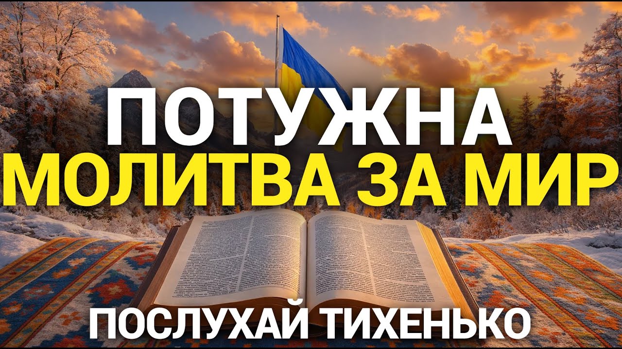 ПОТУЖНА МОЛИТВА ЗА МИР по Біблії