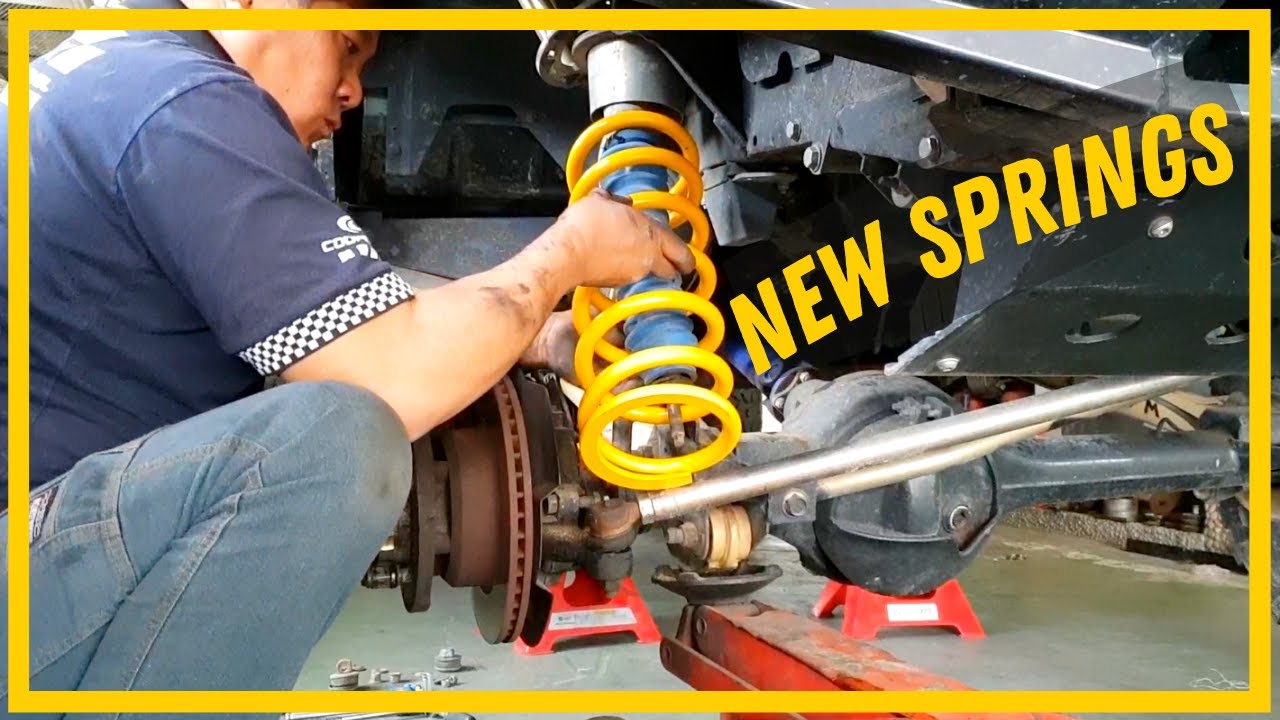 We reckon we got it Nailed!!! Land Rover Defender Suspension Set Up and Coil Spring replacement.