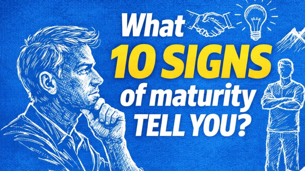 10 SIGNS OF MATURITY THAT TELLS HOW MATURE YOU ARE ?