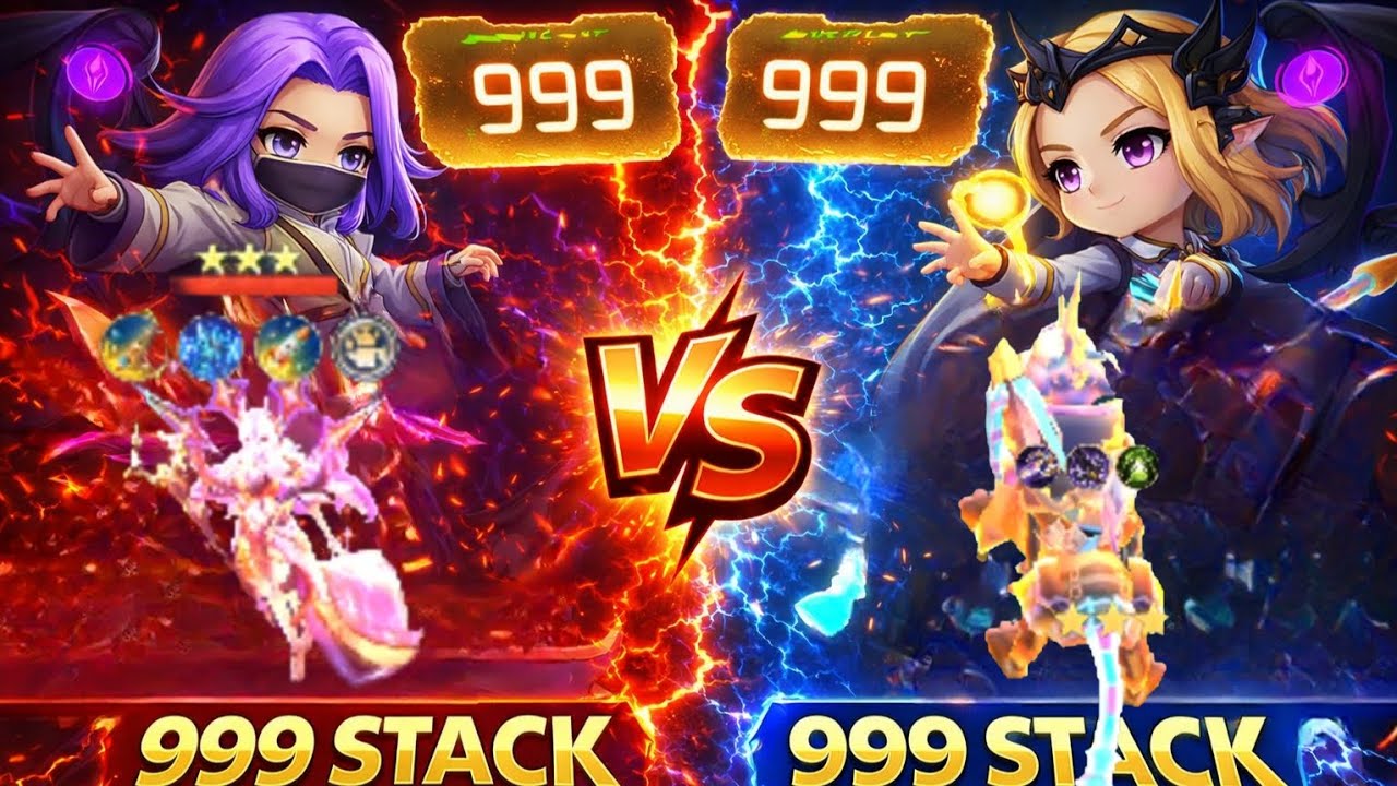 999 Stack vs 999 Stack 💥 | Magic Chess Aspirant Synergy