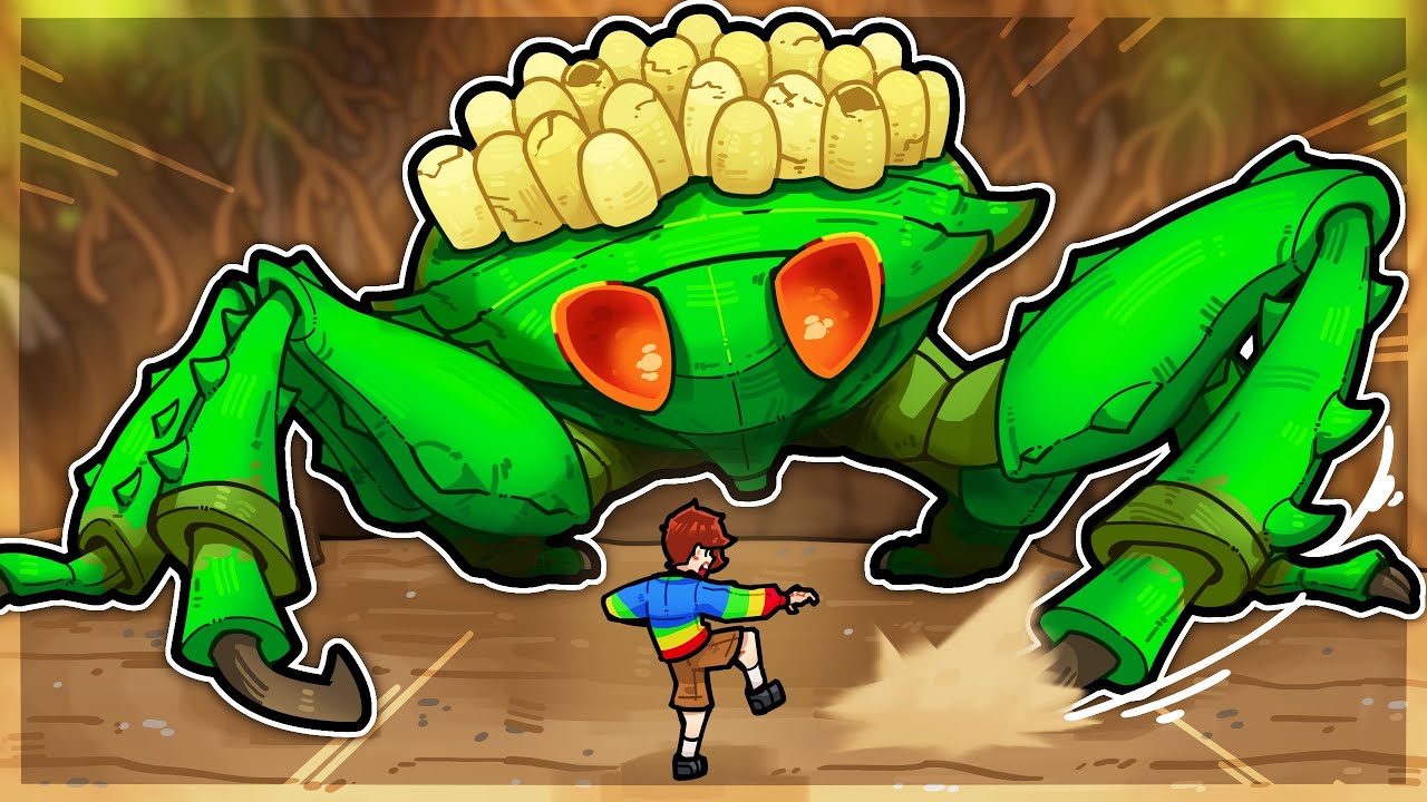 I fought the big papa toe biter in Grounded 2
