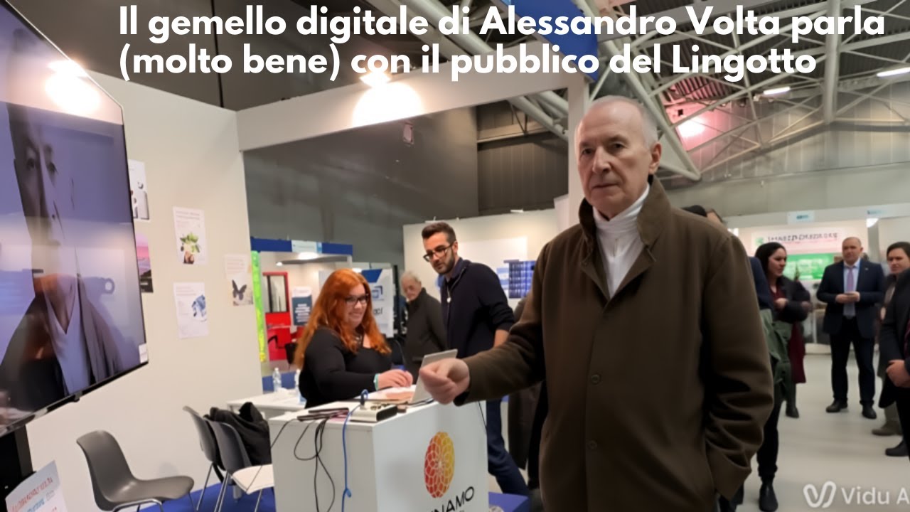 L'AI riporta in vita il genio: Alessandro Volta risponde ai visitatori del Lingotto. E risponde bene