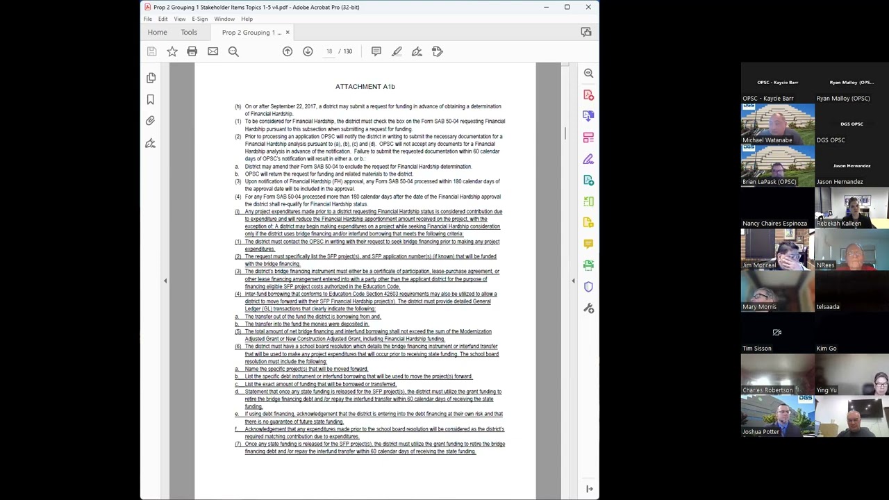 January 30, 2025 OPSC Proposition 2 Stakeholder Meeting #1