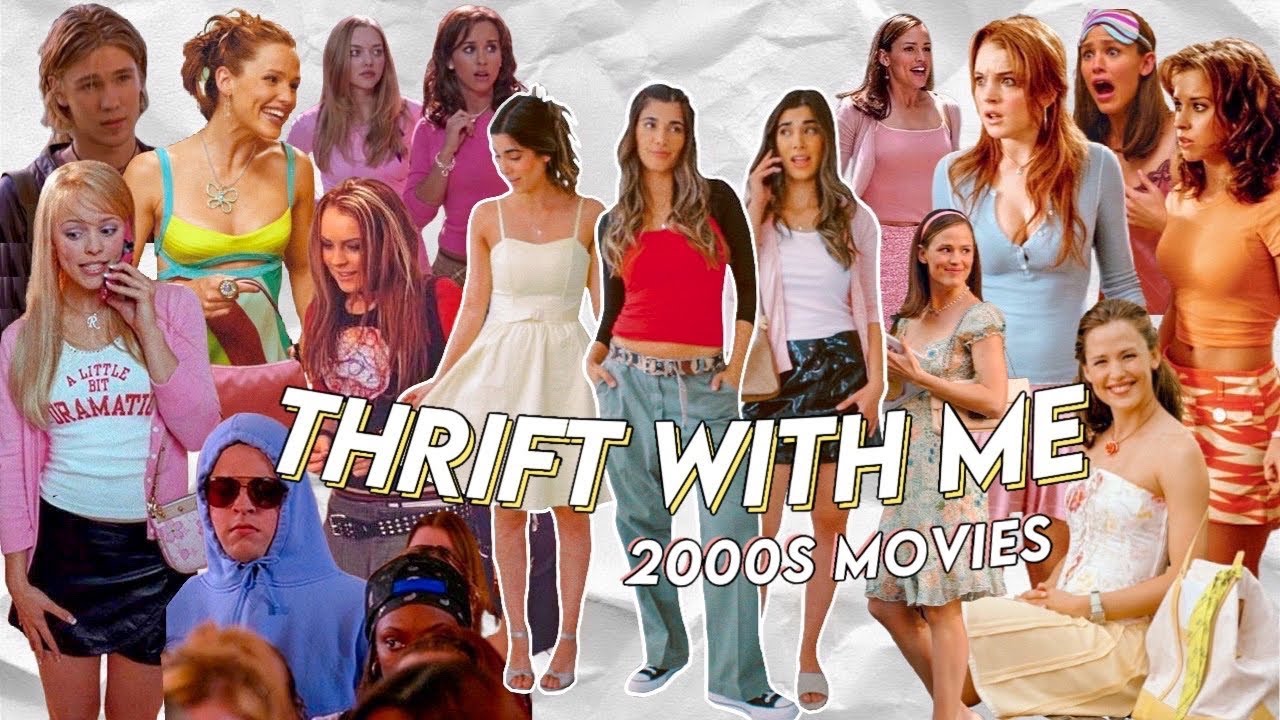 thrifting outfits from ICONIC 2000's movies ☆ mean girls, 13 going on 30 + freaky friday!