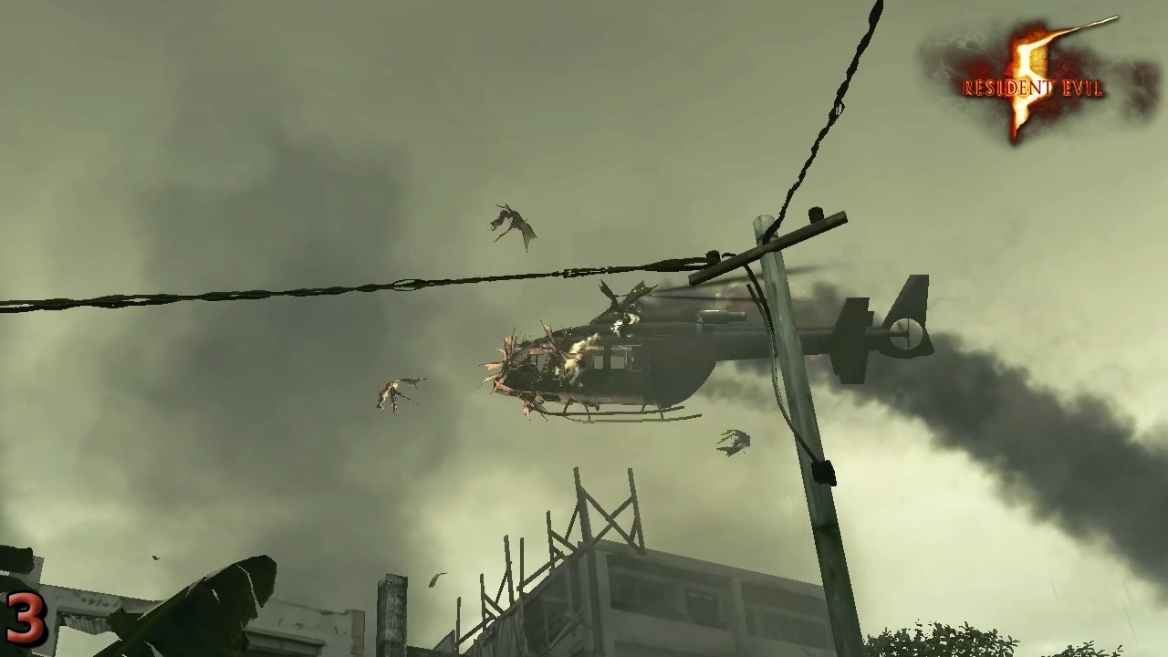 Resident Evil 5 Part 3: Losing Kirk to flying B.O.Ws