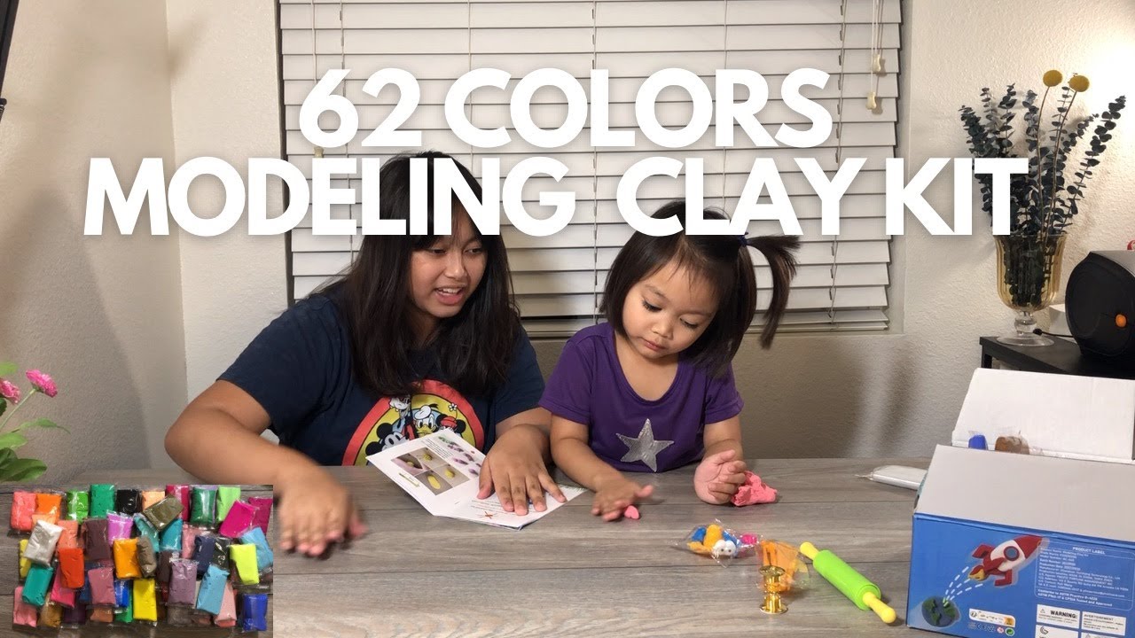 Modeling Clay Kit - 62 Colors Air Dry Clay