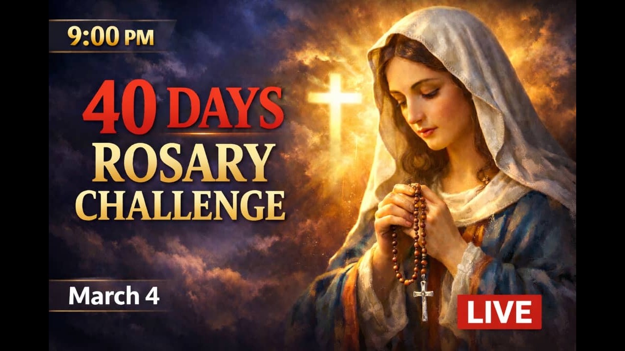 40 Days Rosary Challenge for Lent | Daily Catholic Prayer Journey