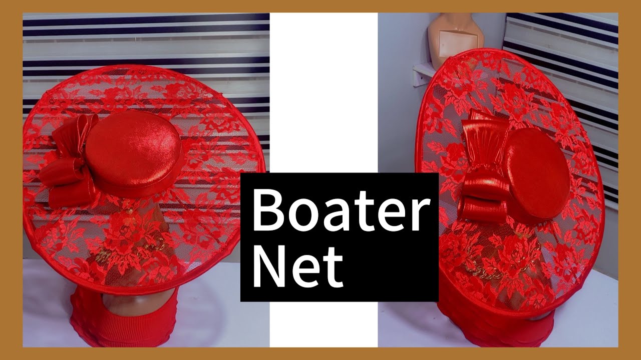 Net Boater Hat