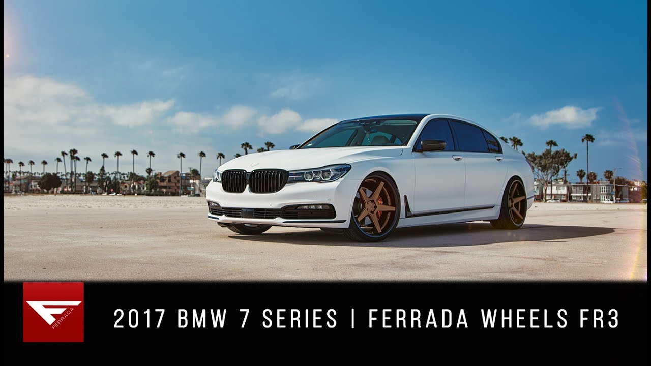 2017 BMW 7 Series | Beach Day | Ferrada Wheels FR3