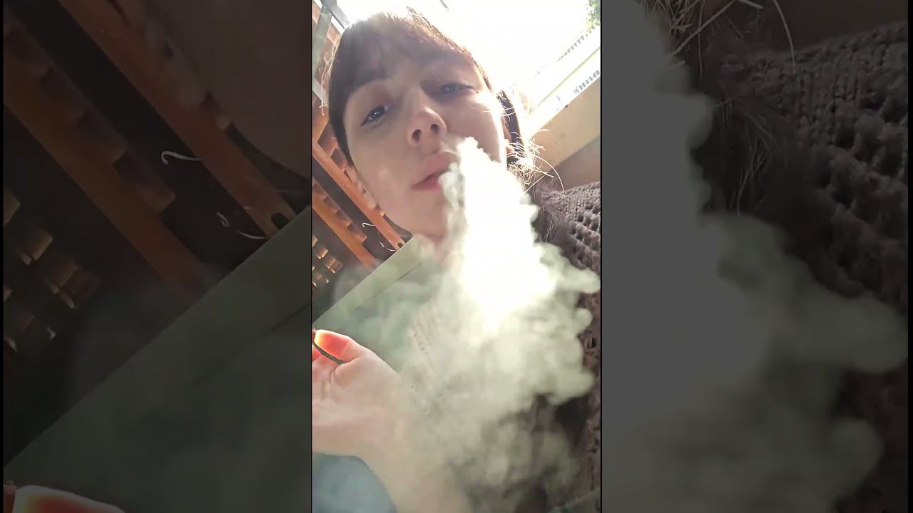 cute young girl smoking asmr video | ig: goddess_of_smoke #smokefetish
