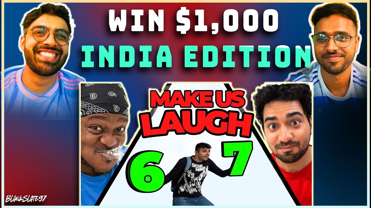 REACTING TO @KSI  & @Tanmay Bhat  MAKE US LAUGH, WIN $1,000: INDIA EDITION 😂 #trynottolaugh #ksi