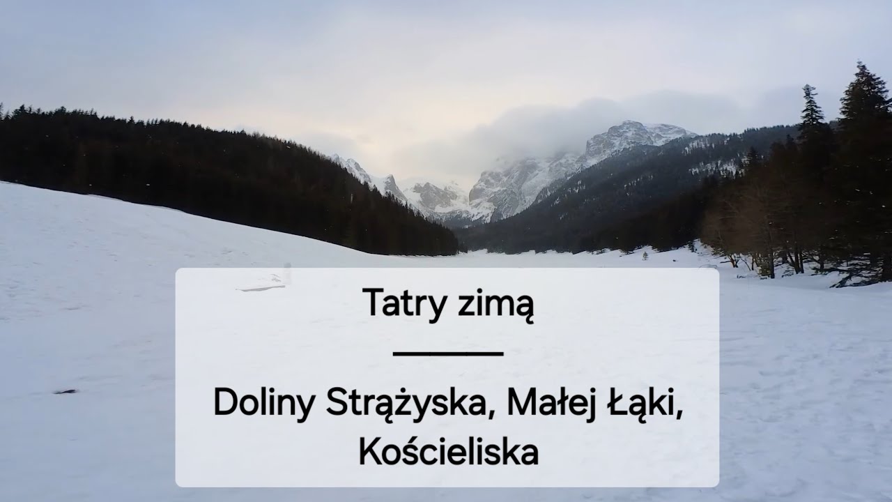Tatry zimą. Dolina Strążyska, Ścieżka nad Reglami