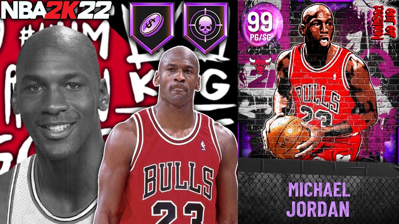 DARK MATTER POINT GUARD MICHAEL JORDAN GAMEPLAY! HE HAS TOP TIER DRIBBLE SIGS IN NBA 2K22 MyTEAM!