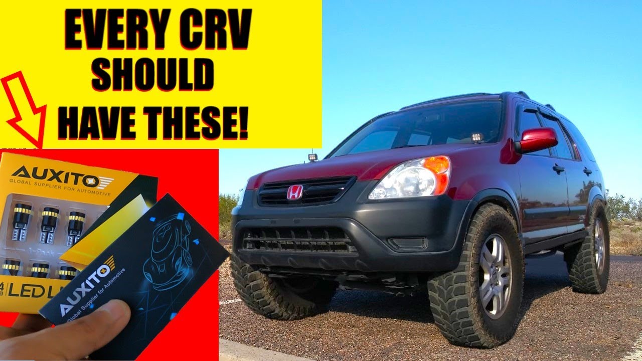 EVERY CRV SHOULD HAVE THESE LED UPGRADES |@AUXITOLED | Lifted 2nd Gen 2003 Honda Crv