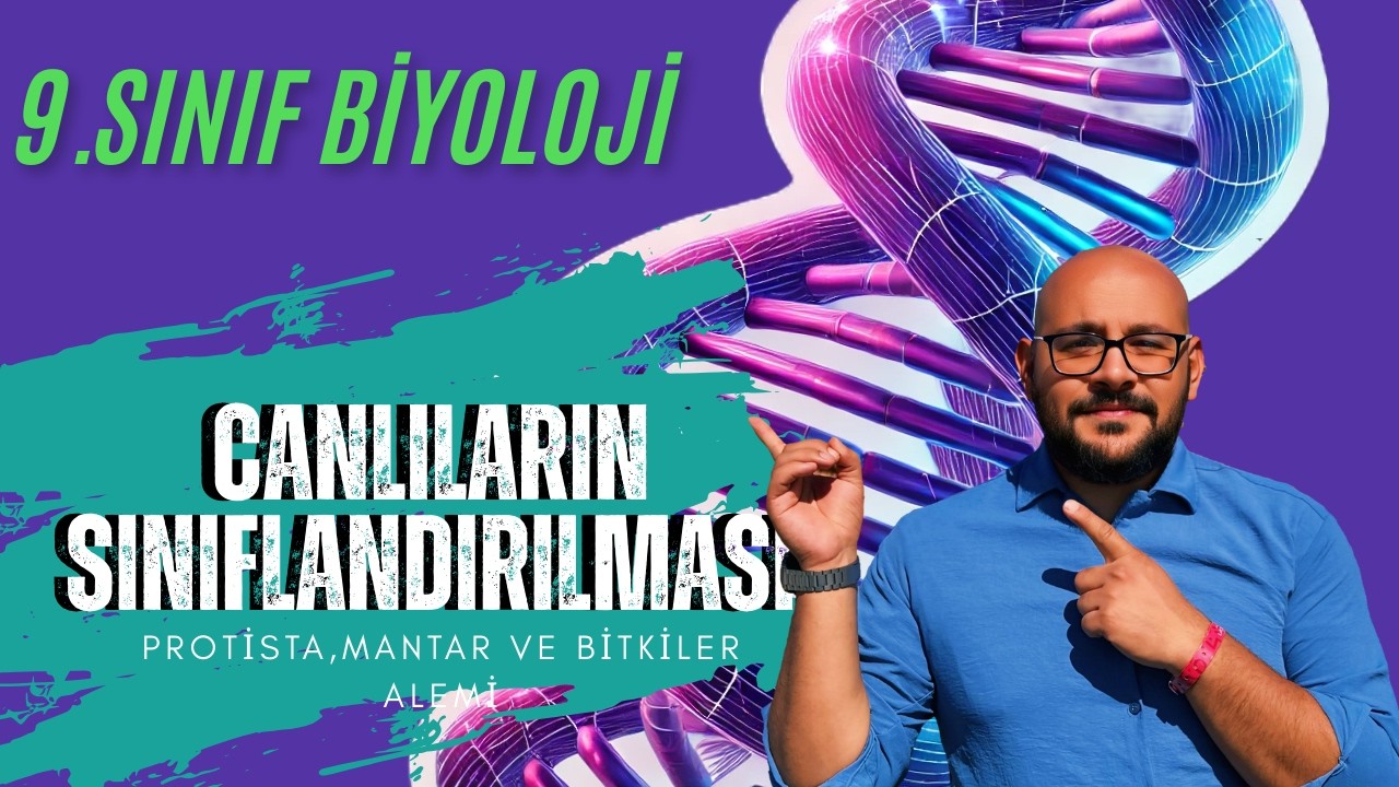 9. Sınıf Biyoloji: Protista, mantar ve bitkiler alemi (Yeni Müfredat 2026)