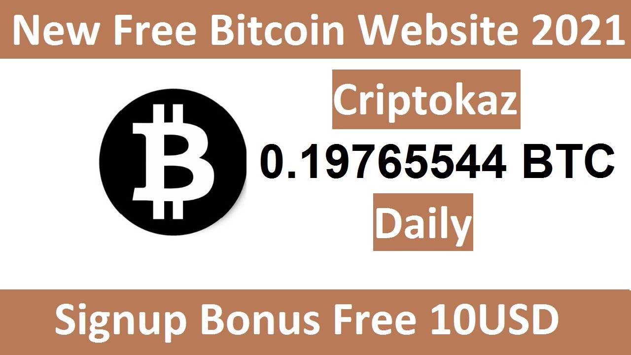 Criptokaz Review New Free Bitcoin Mining Website 2021 Free Cloud Mining Website 2021