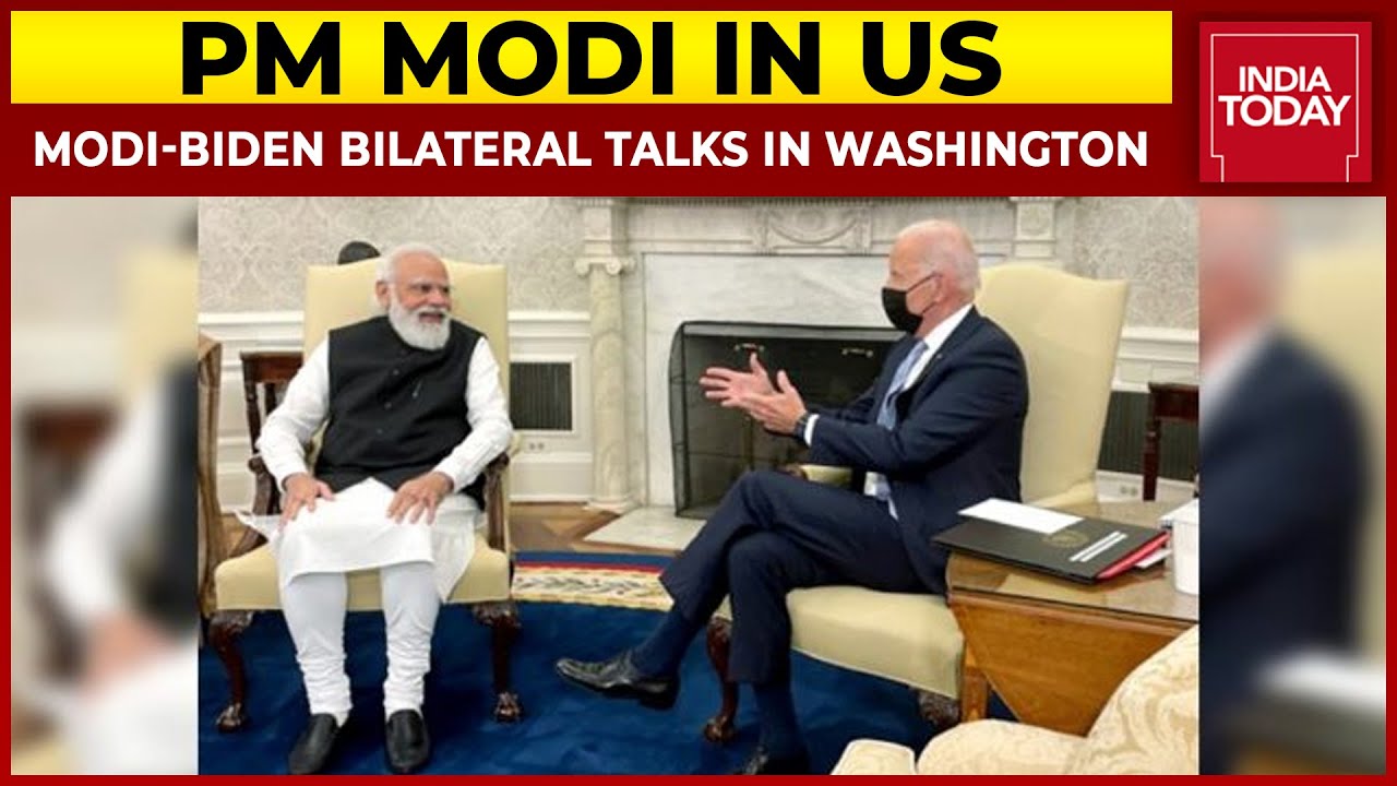 PM Modi Holds Bilateral Talks With US President Joe Biden In Washington DC | India Today