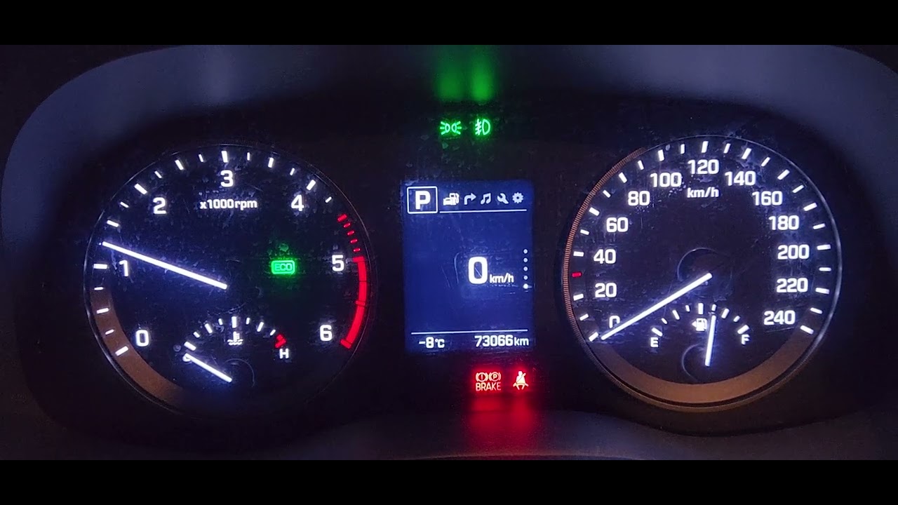 hyundai tucson 2.0 desel -8 cold start