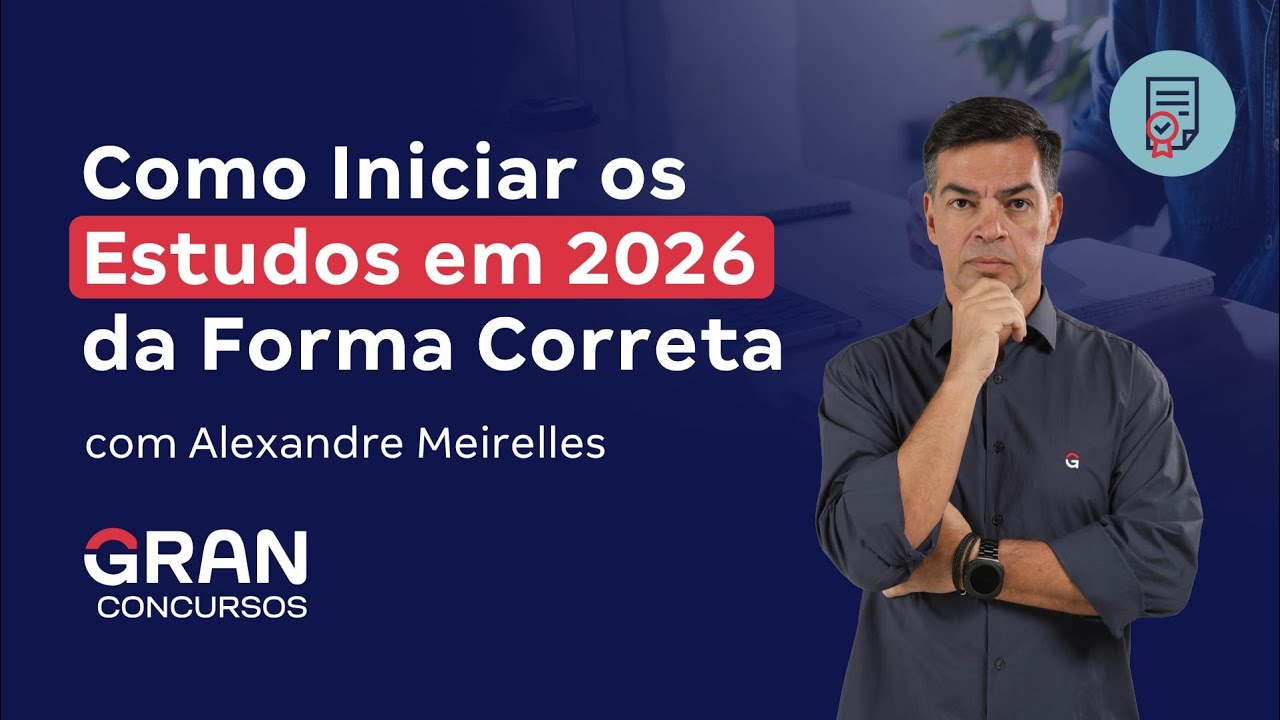 Como Iniciar os Estudos em 2026 da Forma Correta